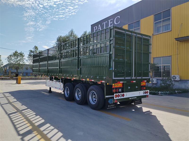 40尺3轴直梁仓栅式半挂车