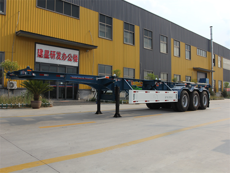 40尺3轴12锁直梁骨架