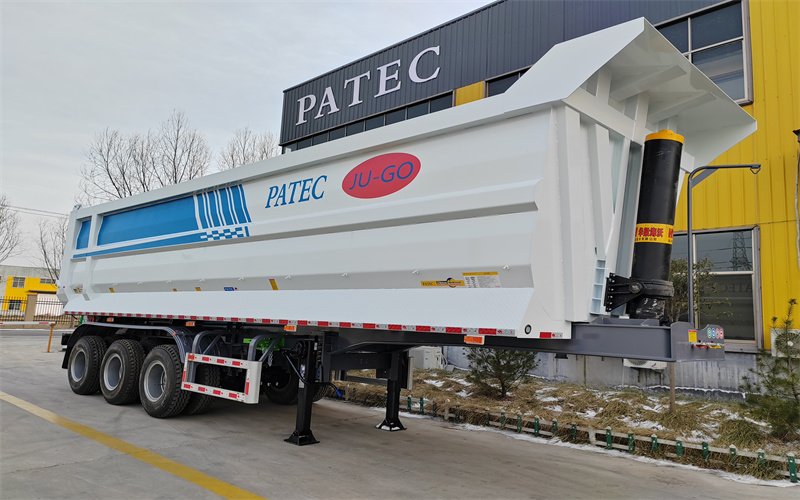 后翻自卸半挂车